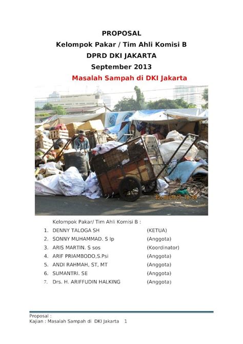 DOCX 2 Presentasi Proposal Sampah DOKUMEN TIPS