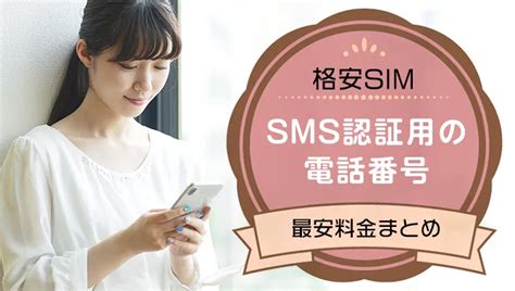 格安simスマホでsms認証用に電話番号を持つ場合の最安料金 ｜ ネクトスnektos｜元ソフトバンク店員が格安simを徹底解説