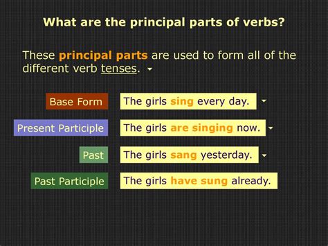 Understanding Verb Forms Ppt Download