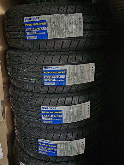 4 New Tires 225 60 15 Toyo Eclipse P22560 R15 Inch Tire Free Same Day