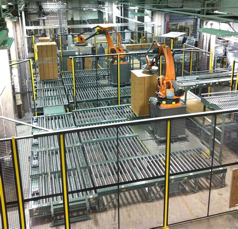 Custom Robotic Mixed Palletizing System Case Study Mesh Automation