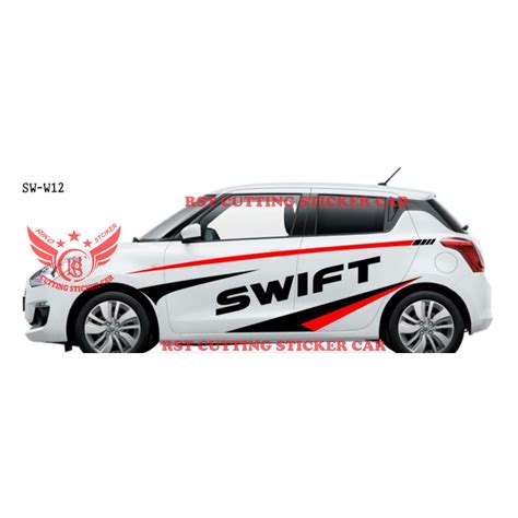 Jual Striping Mobil Swift Cutting Sticker Mobil Suzuki Swift Ertiga