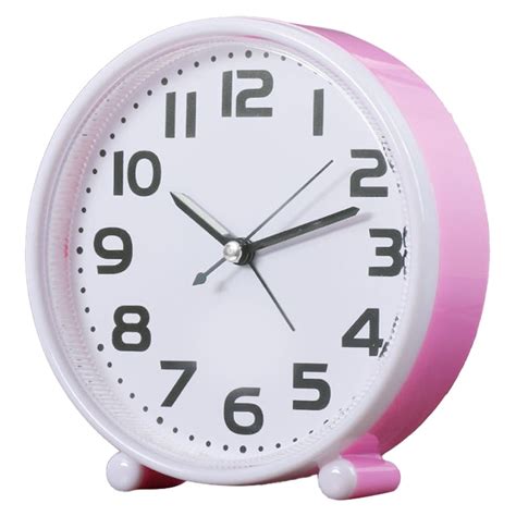 Analog Alarm Clock Super Silent Non Ticking Small Clocksimply Design