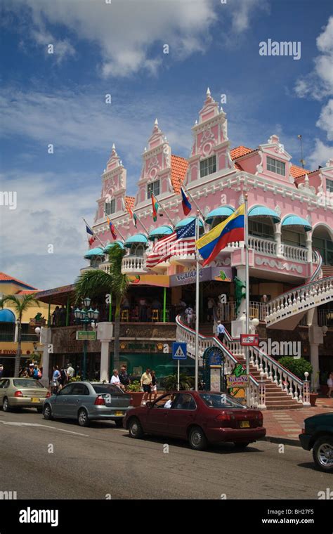 Shopping center downtown Oranjestad Aruba Stock Photo - Alamy