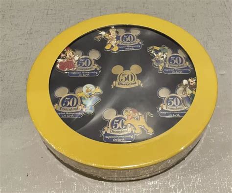 Disneyland Collectible Pins Th Anniversary Mickey Friends New