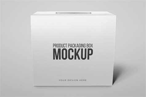 Product Packaging Box Mockup — Medialoot