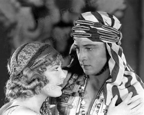 8x10 Print Rudolph Valentino Vilma Banky The Son Of The SheiK 1926