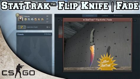 Cs Go Stattrak Flip Knife Fade Showcase Youtube