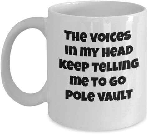 Pole Vaulting Coffee Mug Funny T For Pole Vaulter