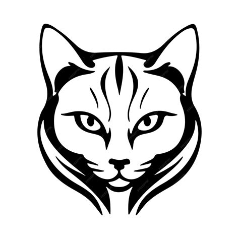 Premium Vector Cat Head Logo Type Vector Art