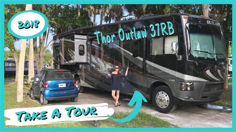 2018 Thor Outlaw 37rb Toy Hauler Class A Motorhome Tour Youtube