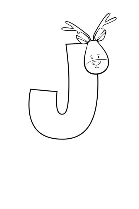 Free Printable Bubble Letter J