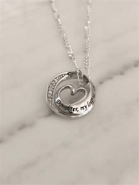 Daughter My Love Necklace Daughter T Kandsimpressions