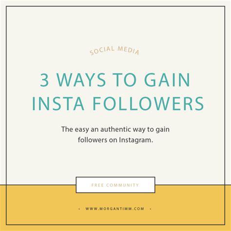 3 Authentic Ways To Grow Your Instagram Morgan Timm