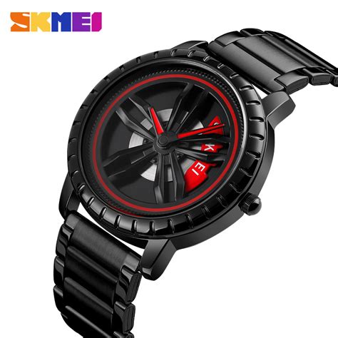 SKMEI montre bracelet à Quartz pour homme marque de luxe cadran