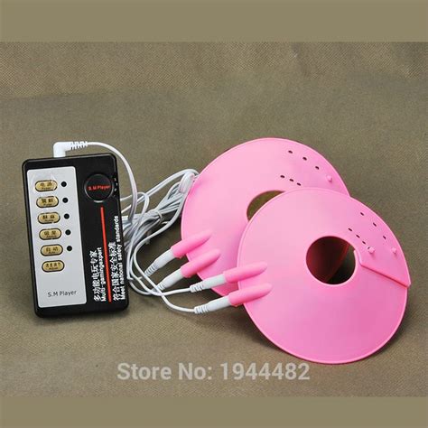 Female Electro Shock Breast Stimulation Paster Electric Shock Massagers Estim Pad Adult Sex Toys