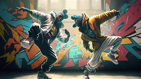 Dance Hip Hop Hip Hop Dancing Doodle Background Dance Hip Hop Street