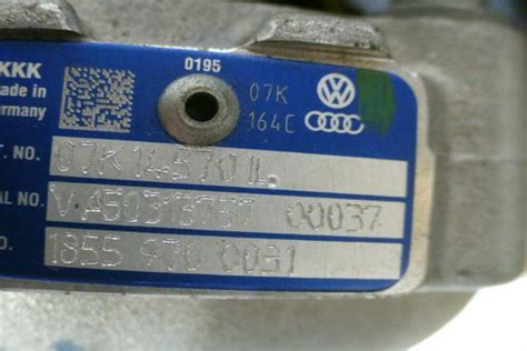 Turbo 07K145701L 2 5TFSI DAZA DNWA Audi RS3 TSI Parts