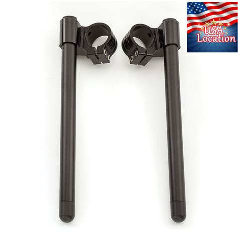 Mm Clip Ons Fork Handlebar Clamp Cnc Handle Bars Tube In High Riser