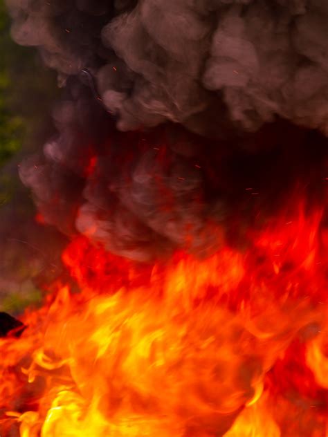 Banco De Imagens Fogo Chama Calor Queimar Quente Fogueira