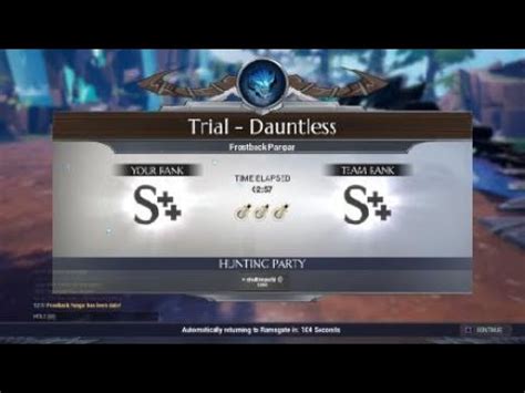 Dauntless Frostback Pangar Trial Build Youtube