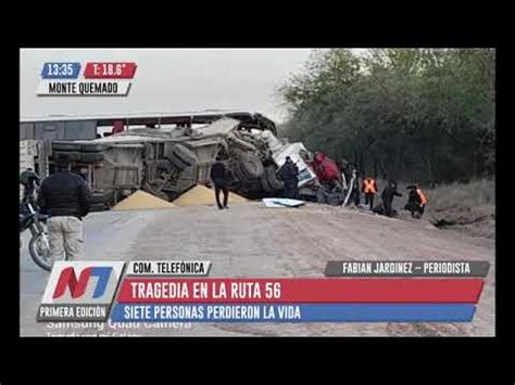 Tragedia En La Ruta 16 Ascienden A 7 Los Muertos Por El Choque De Un