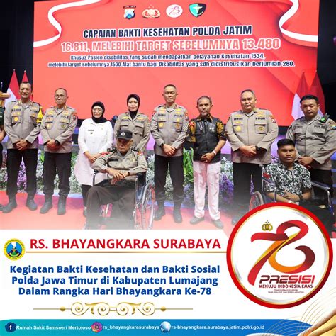 RS Bhayangkara Surabaya Kegiatan Bakti Kesehatan Dan Bakti Sosial