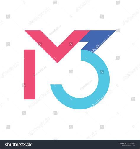 M3 Logo Design Template Vector Stock Vector (Royalty Free) 1393510445 ...