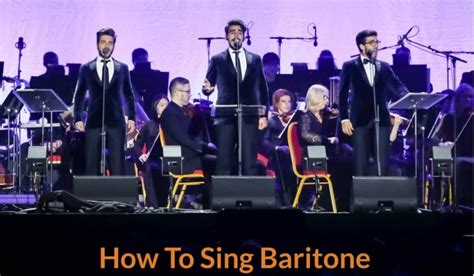 How To Sing Baritone - BecomeSingers.Com - BecomeSingers.Com