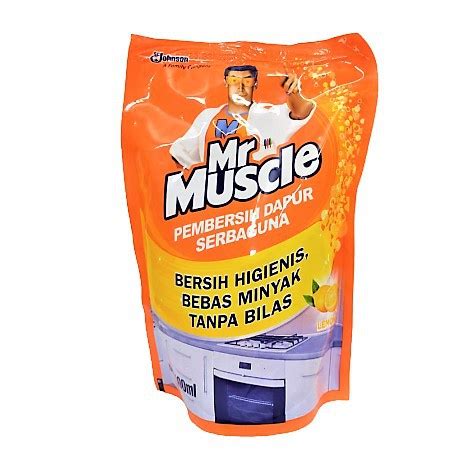 Jual Mr Muscle Pembersih Dapur Orange Pouch Ml Shopee