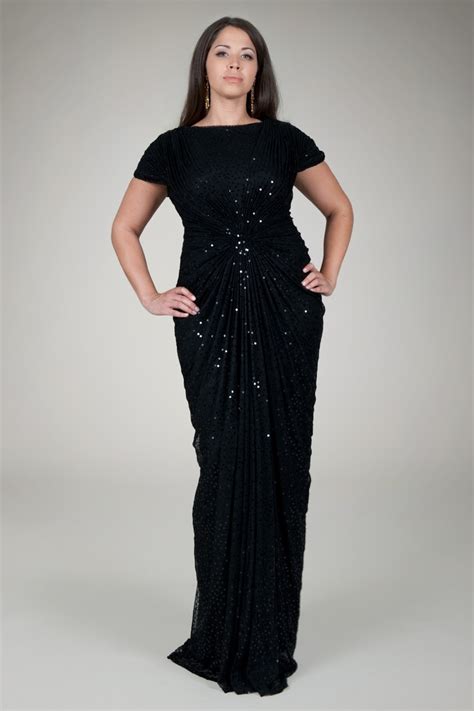 Black Evening Gowns Plus Size Evening Dresses Appliques Scoop Tulle