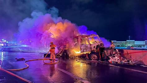 Crews Knock Down Two Vehicle Fires Early Morning On I 80 At Sparks