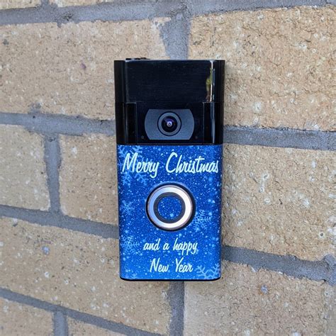 Ring Doorbell Christmas Skin Clever Creations