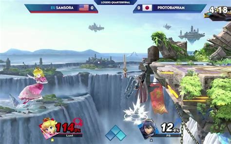 露琪娜质量局Samsora Peach Vs Protobanham Lucina EVO 2019 SSBU 哔哩哔哩