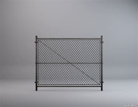 Fence Free 3D Model 3ds Obj Dae C4d Fbx Free3D