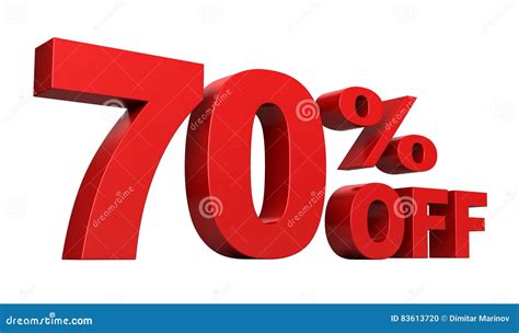 70 Percent Off Stock Illustration Illustration Of Deal 83613720