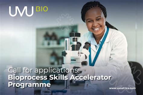 Call For Applications Bioprocess Skills Accelerator Programme Uvu Africa