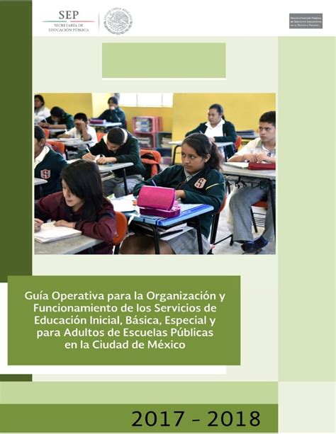 Guia Operativa Para La Organizacion Y Funcionamiento De Escuelas