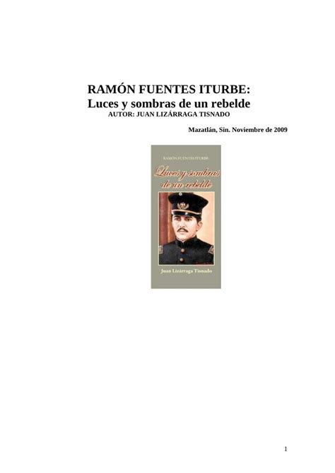 Pdf Ram N Fuentes Iturbe Luces Y Sombras De Un Rebelde Dokumen Tips