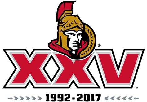 Ottawa Senators Logo - Anniversary Logo - National Hockey League (NHL ...