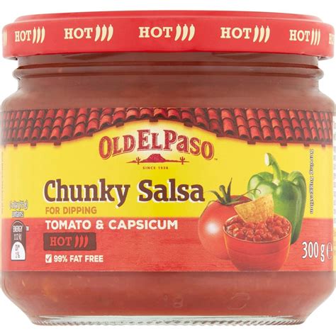 Old El Paso Chunky Tomato Salsa Dip Hot G Woolworths