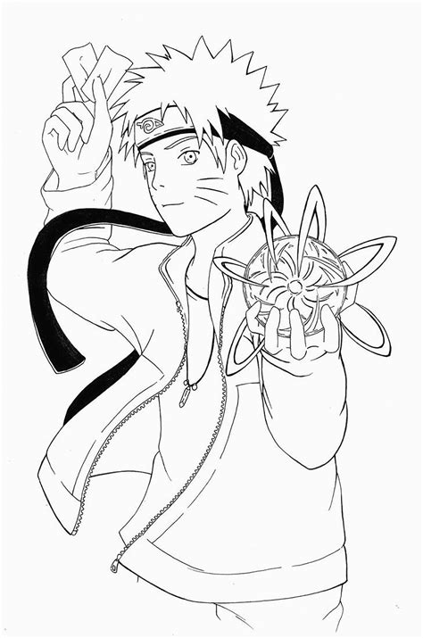 Naruto Coloriage Greatestcoloringbook