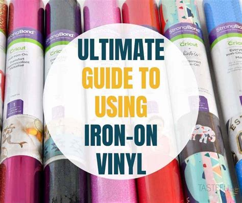 How To Use Iron On Vinyl Tastefully Frugal