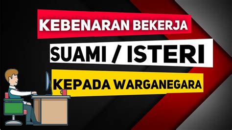 Kebenaran Bekerja Suami Isteri Kepada Warganegara Bpjeya Imigresen