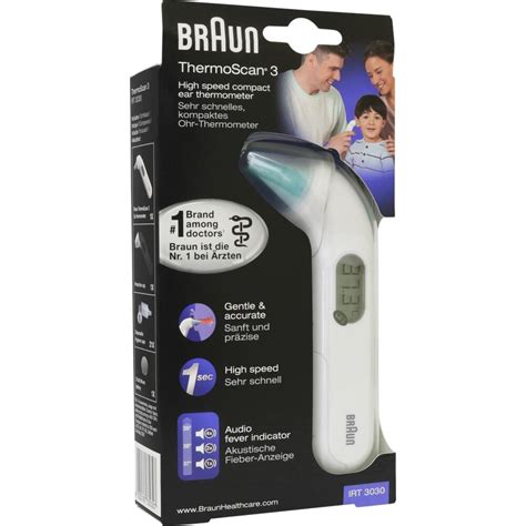 BRAUN THERMOSCAN 3 OHRTHERMOMETER IRT 3030 1 Stück schon ab 29 99 EUR