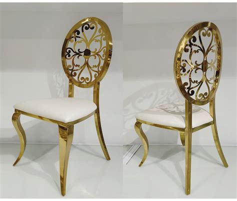 Modern Luxury Gold Dining Chairs for sale - Norpel Furniture