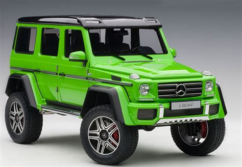 118 Autoart Mercedes Benz G Class G500 4x4 Alien Green Car Model