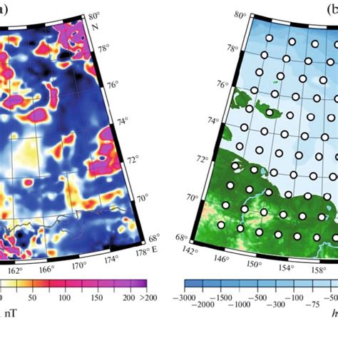 Input Data A Lithospheric Geomagnetic Field At An Altitude Of 4 Km Download Scientific