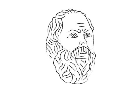 Socrates - Close-Up, Sketch SVG Cut file by Creative Fabrica Crafts ...