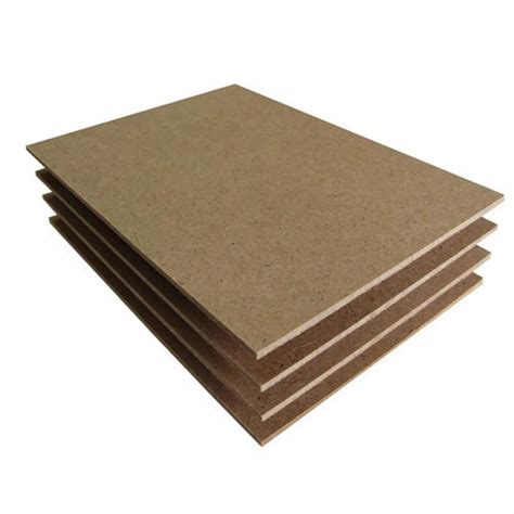 Brown Plain Moisture Proof Hard Board Surface Finish Matte Thickness